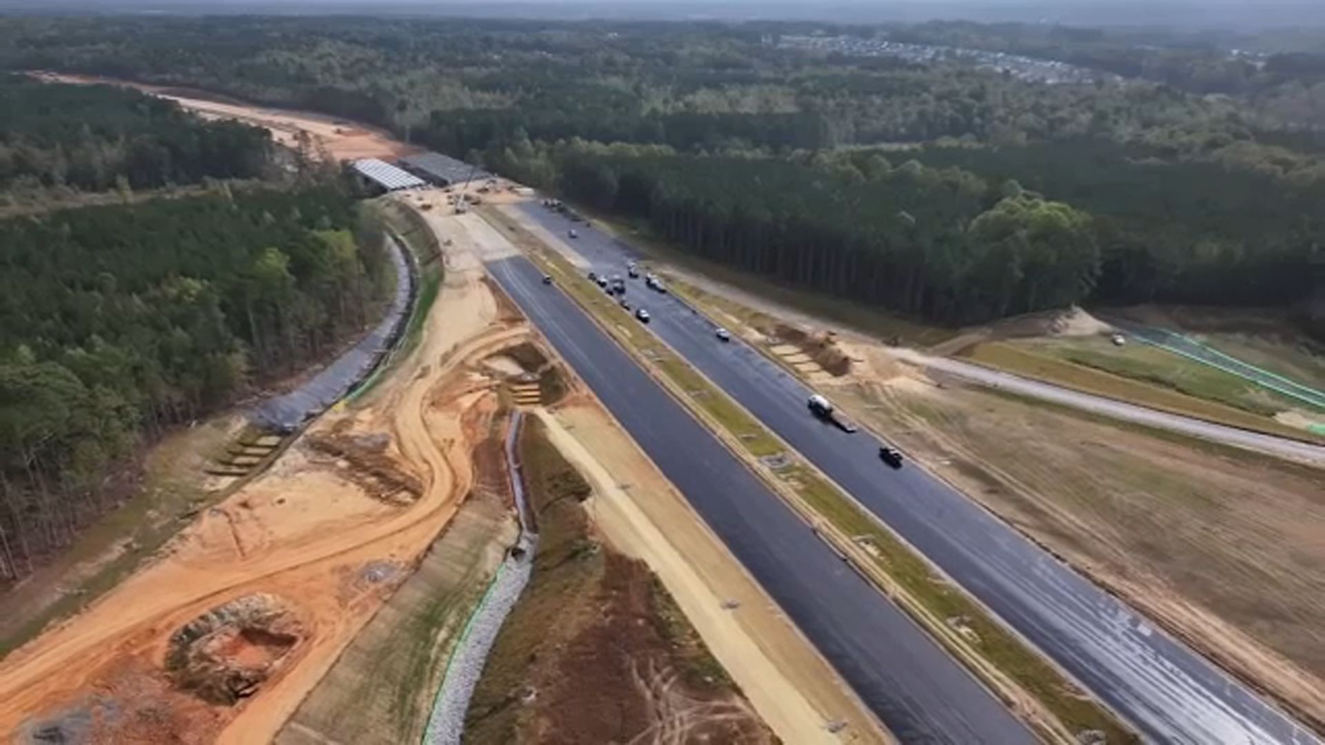 Airport apron aerial